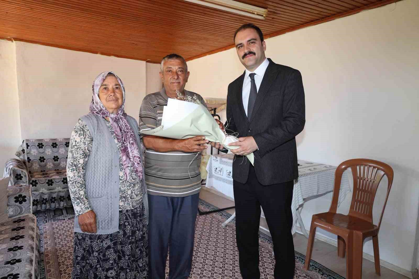 Kaymakam Battal, şehit aileleri ve gazi ile bir araya geldi