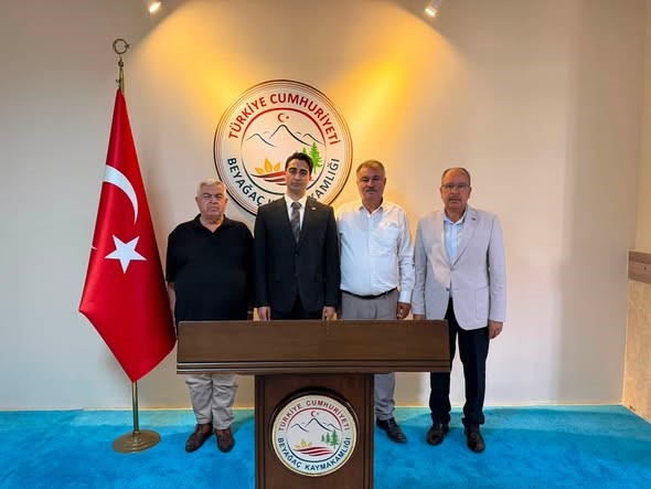 Başkan Pütün’den yeni Kaymakam Haydari’ye hayırlı olsun ziyareti