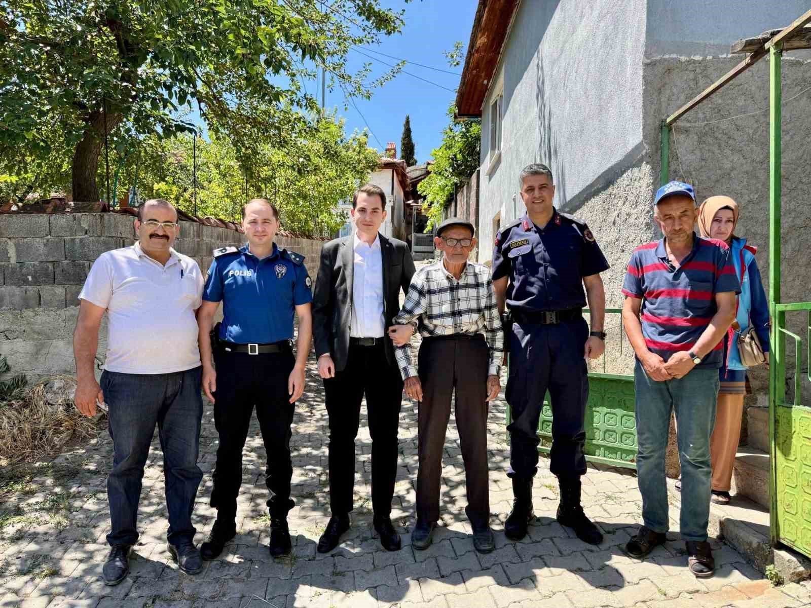 Hisarcık Kaymakamı Atam’dan yaşlı çifte anlamlı ziyaret