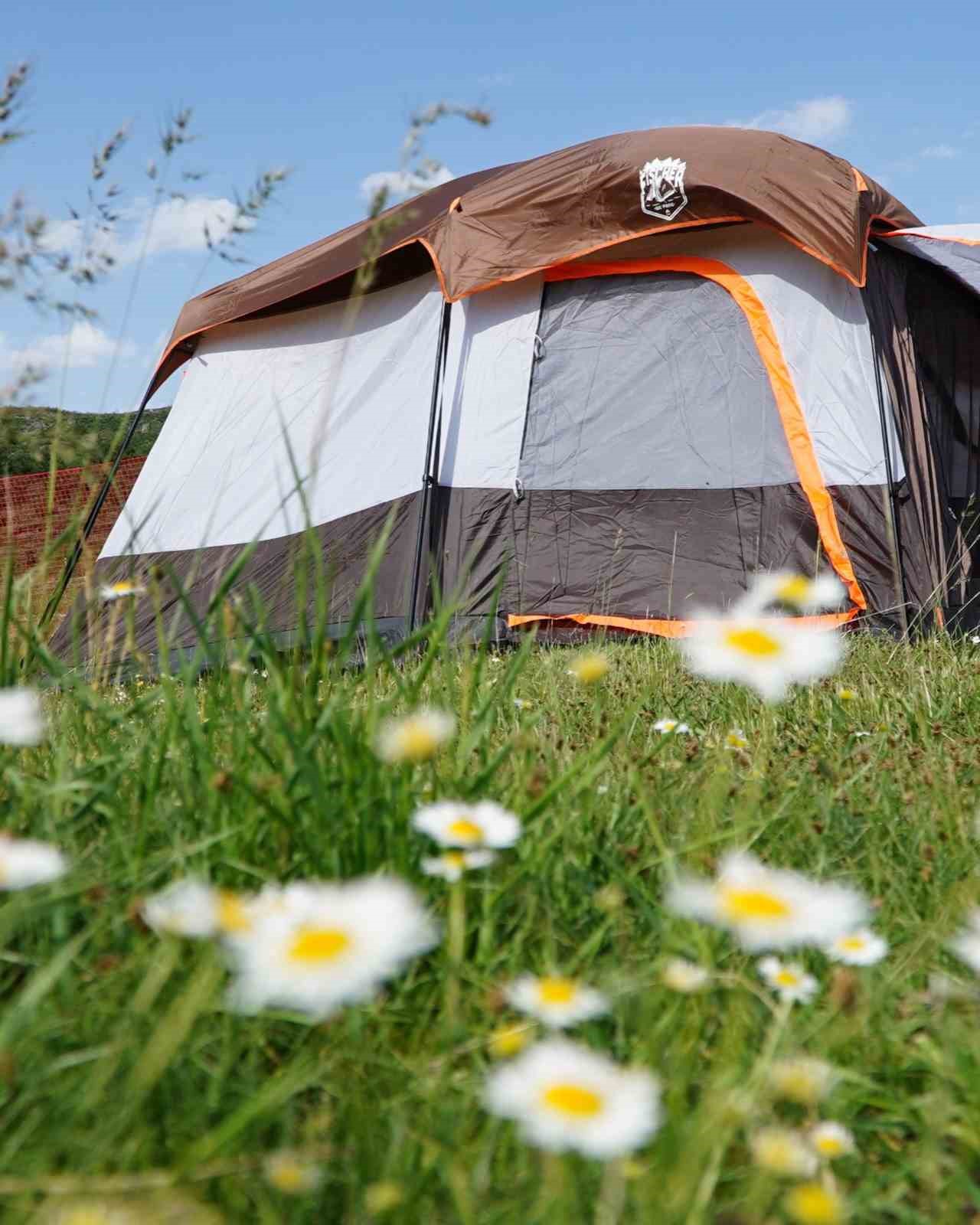 Erciyes’te çadır ve kamp sezonu devam ediyor