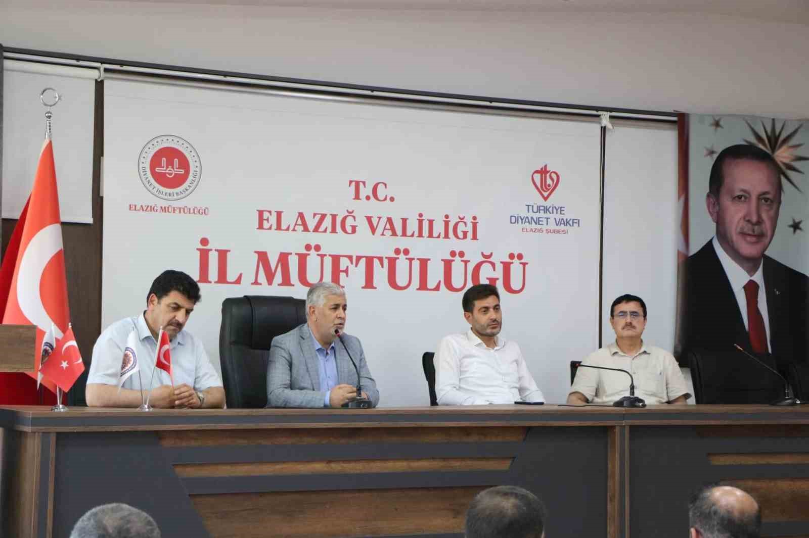 Elazığ’da din hizmetleri değerlendirildi