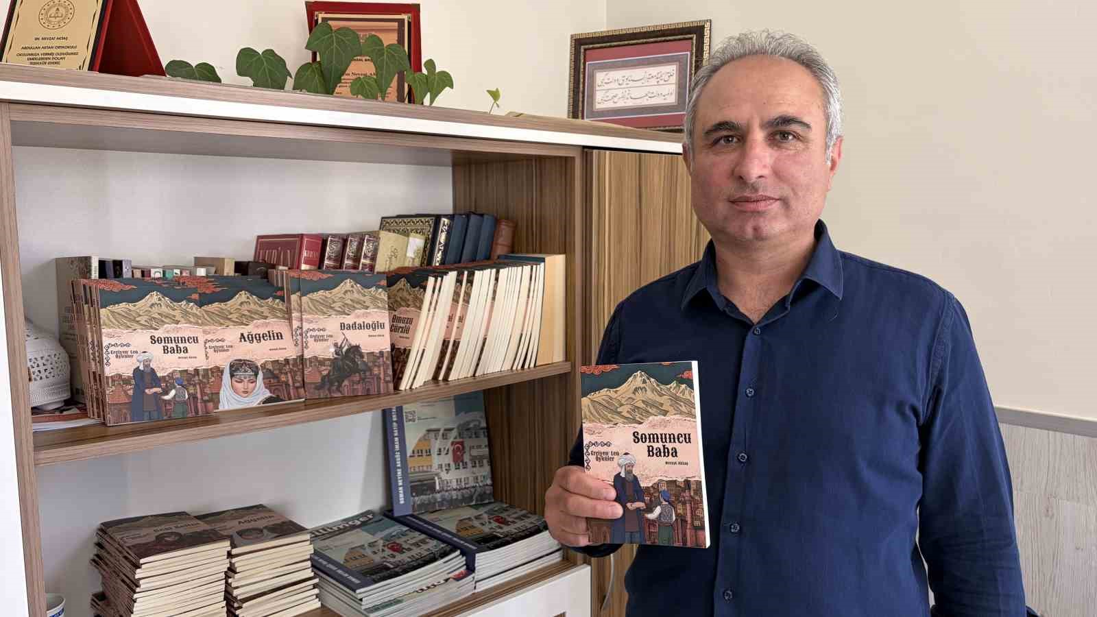 Kayserili yazar Erciyes Dağı’nın karakteristik yapısını kitaba döktü