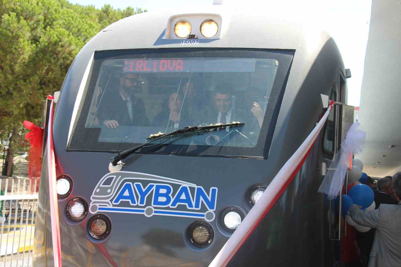 AYBAN banliyö hattı hizmete açıldı