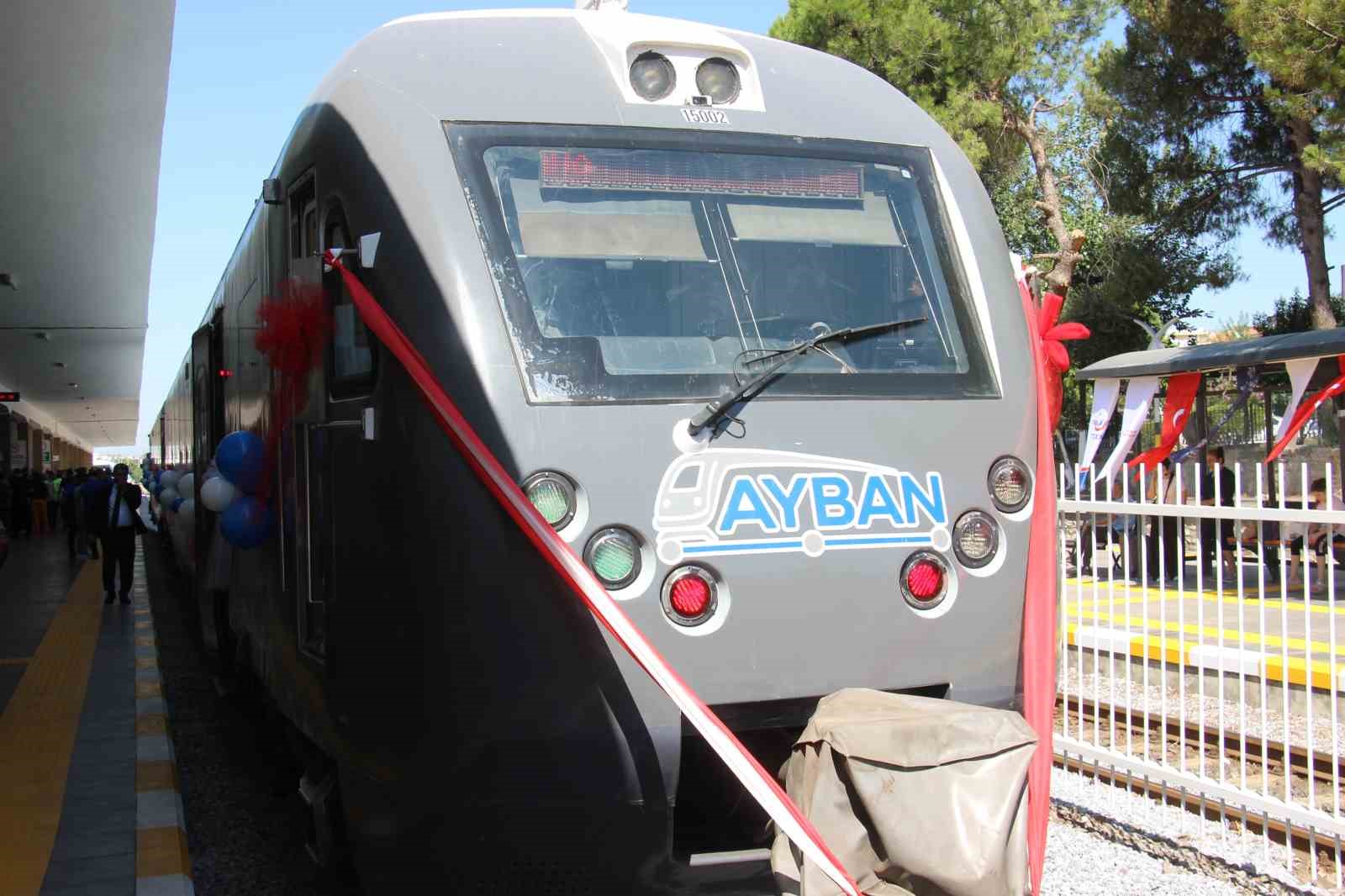 AYBAN banliyö hattı hizmete açıldı