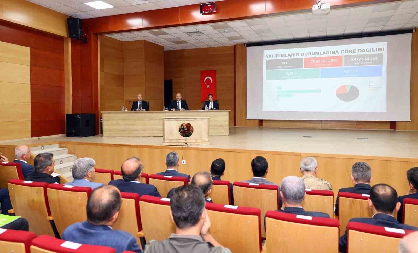 Adıyaman’daki kamu yatırımları masaya yatırıldı