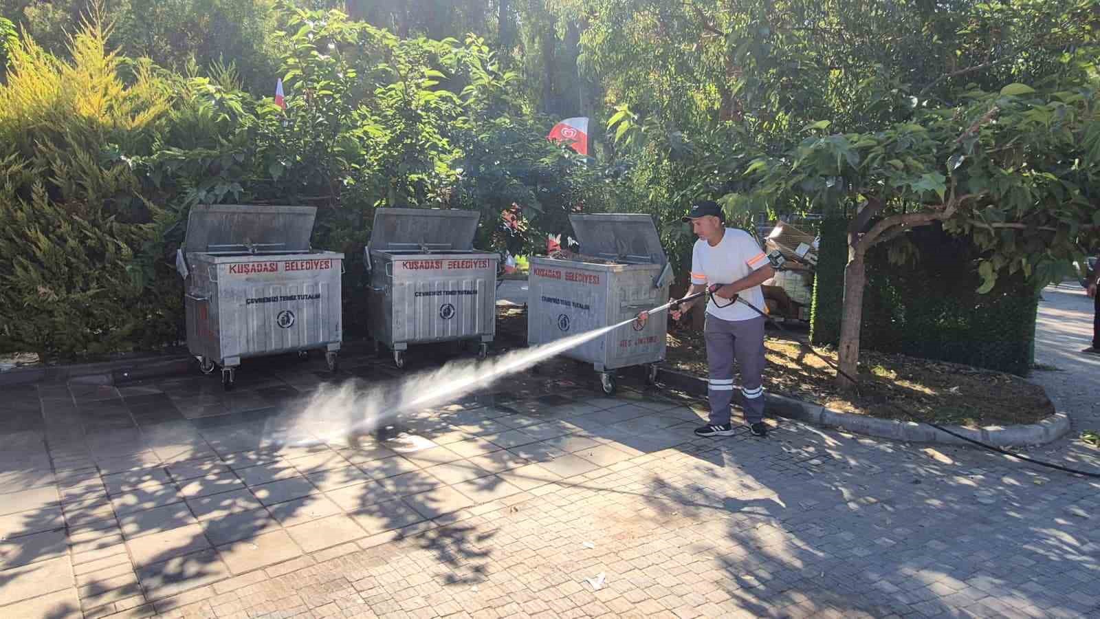 Kuşadası’nda Adagöl Mesire Alanı’na yaz bakımı