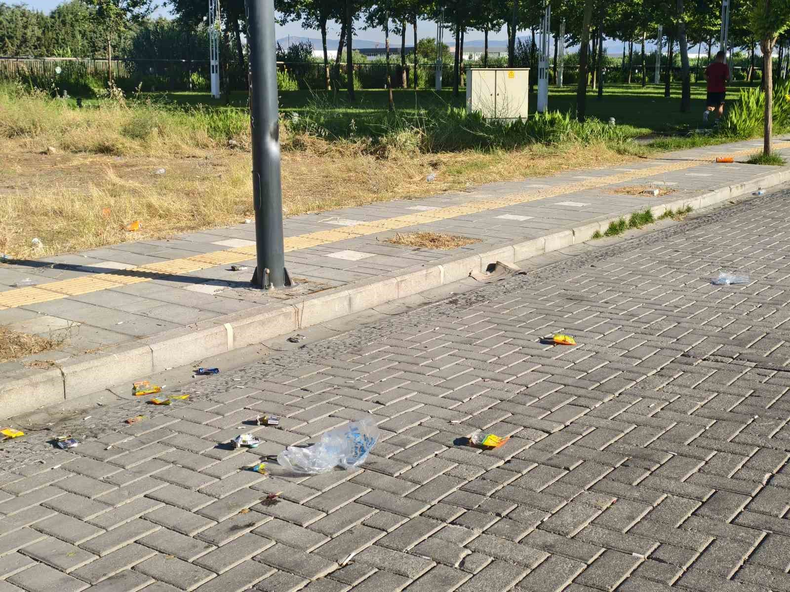 Karaçay’da utandıran manzara