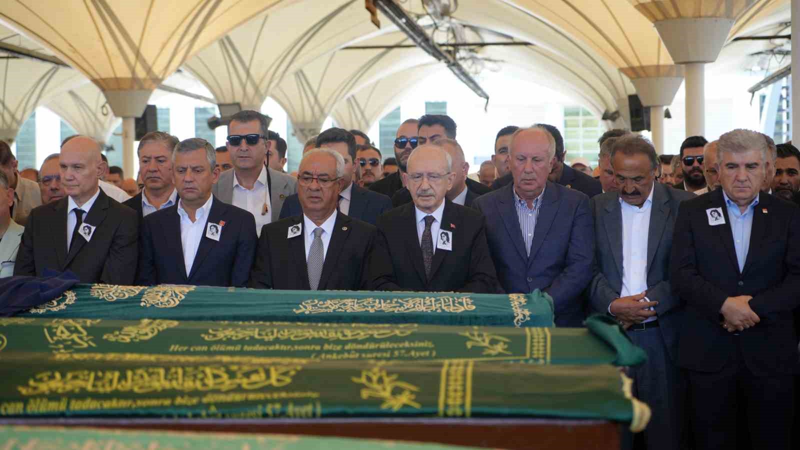 Eski CHP Genel Başkanı Deniz Baykal’ın eşi Olcay Baykal, toprağa verildi