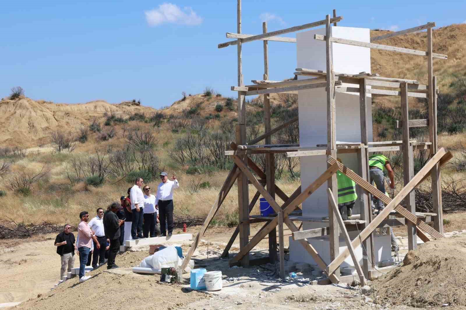Arıburnu Zafer Anıtı’nda ihya çalışmaları devam ediyor