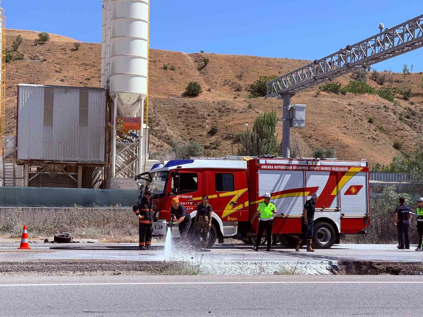 Ankara’da trafik kazası: 3 yaralı