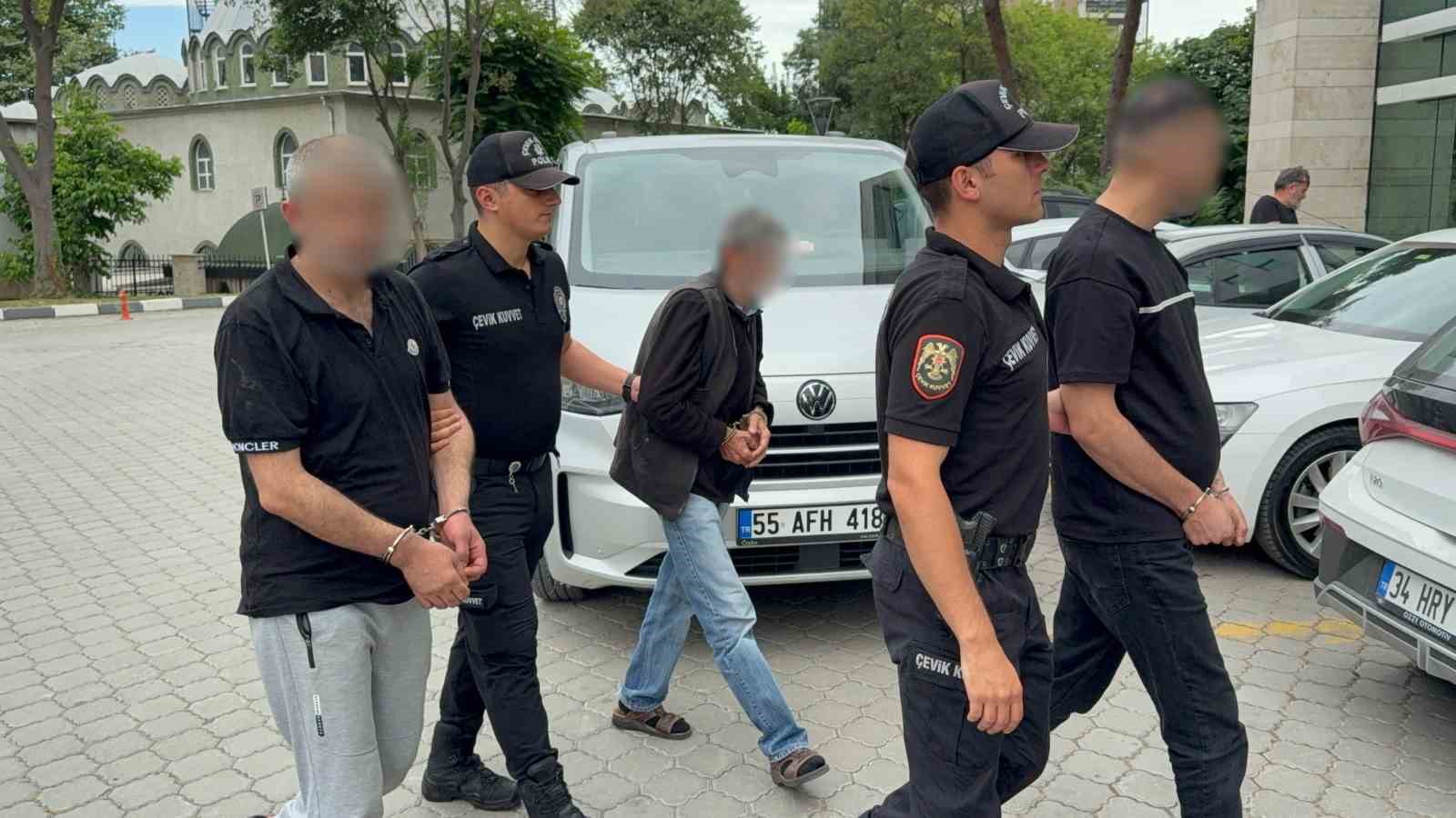 Samsun’da uyuşturucu şüphelileri adliyede