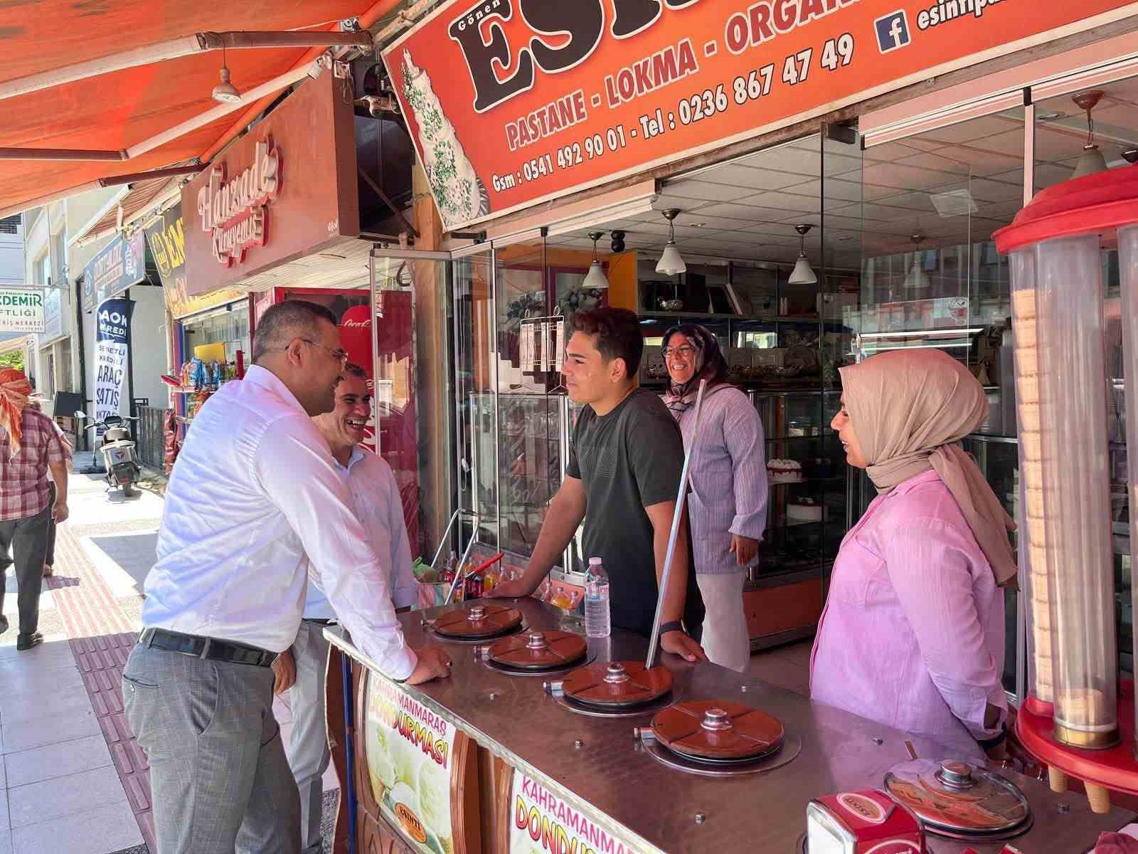 Kaymakam Dalak pazaryerinde esnaf ve vatandaşlarla buluştu