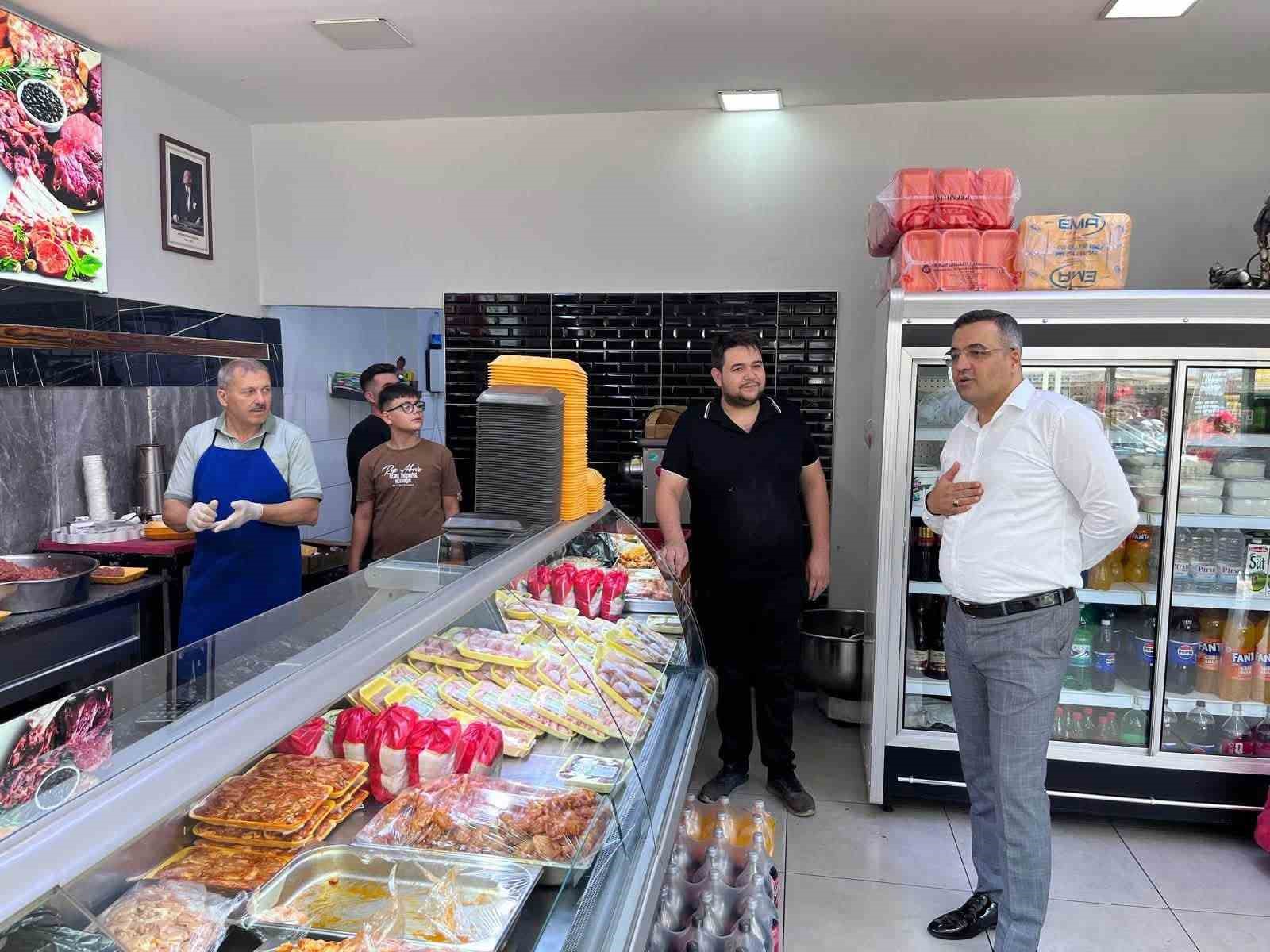 Kaymakam Dalak pazaryerinde esnaf ve vatandaşlarla buluştu