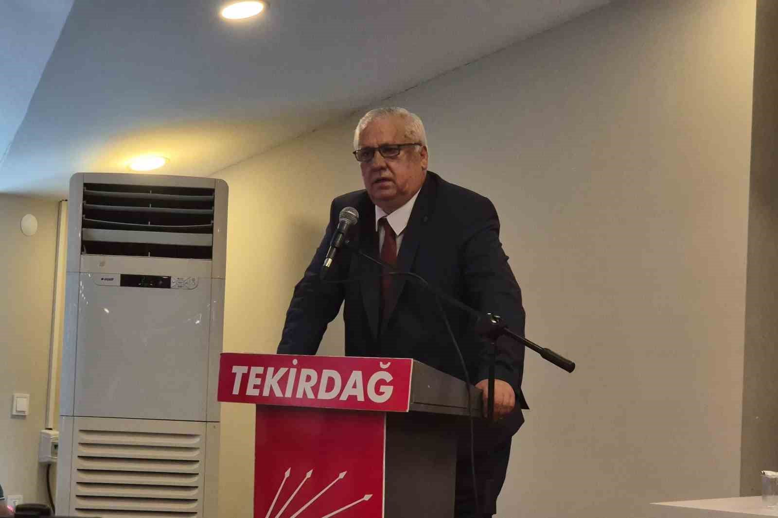 CHP Tekirdağ İl Başkanlığı görevine Erdoğan Kaplan atandı