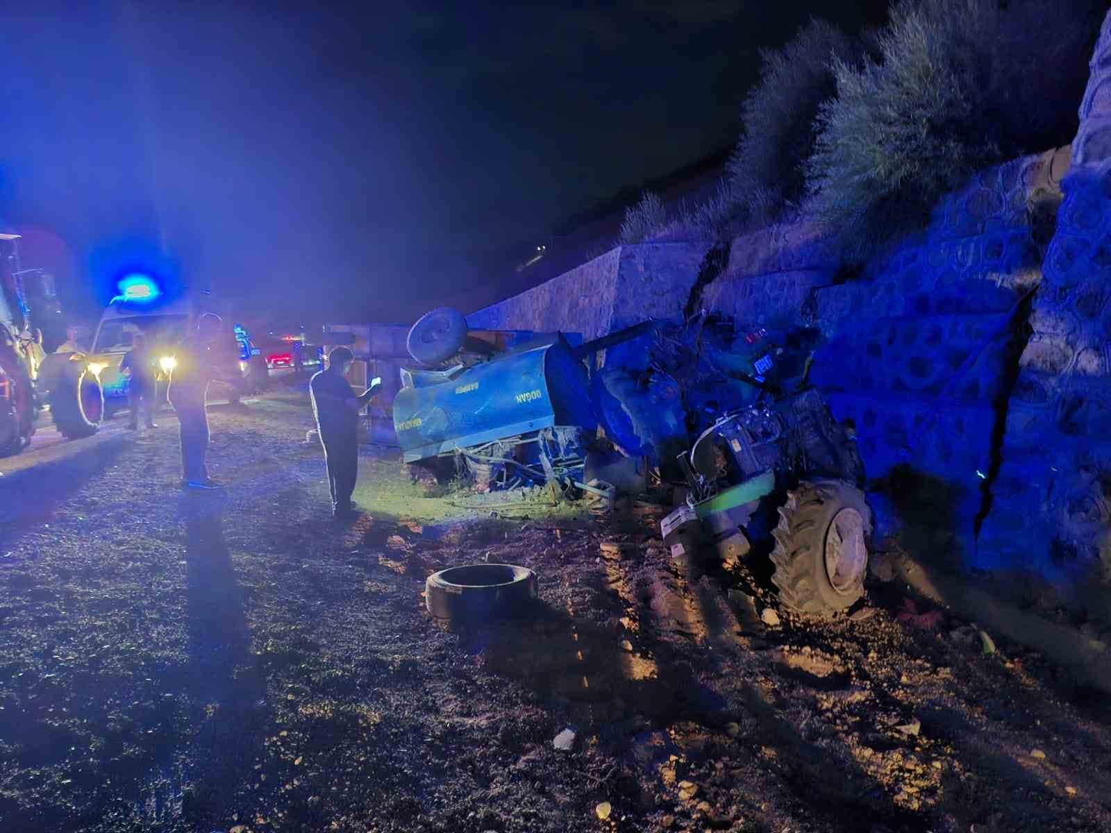 Bingöl’de trafik kazası: 1 ölü