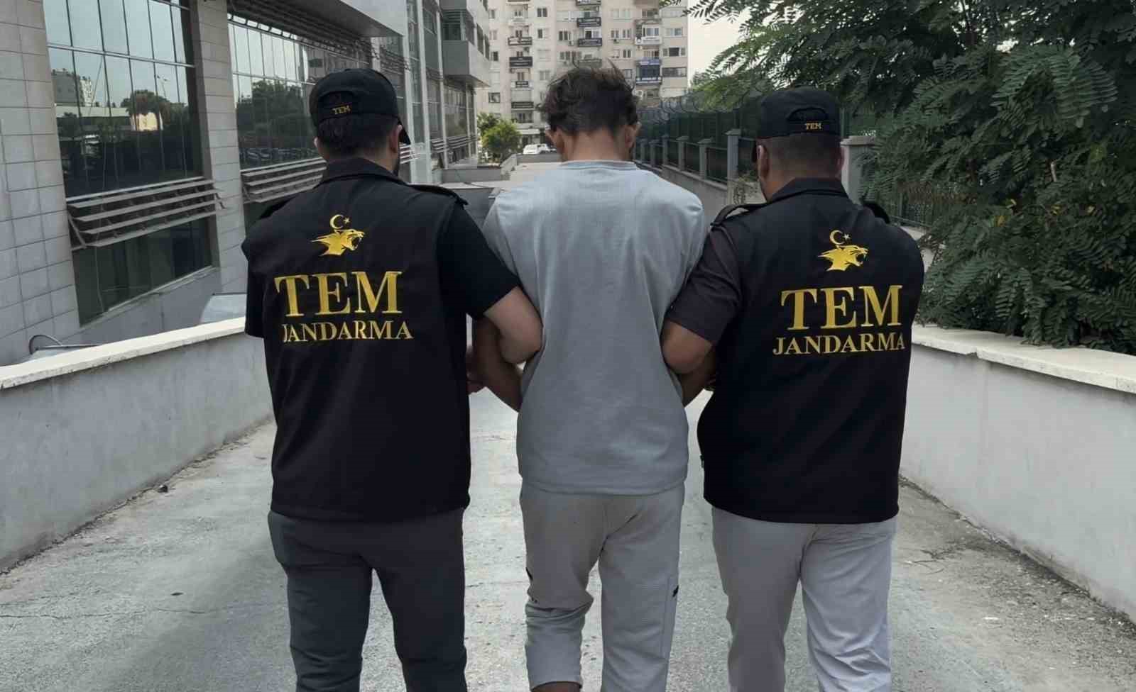 Mersin’de terör operasyonunda yakalanan şüpheli tutuklandı