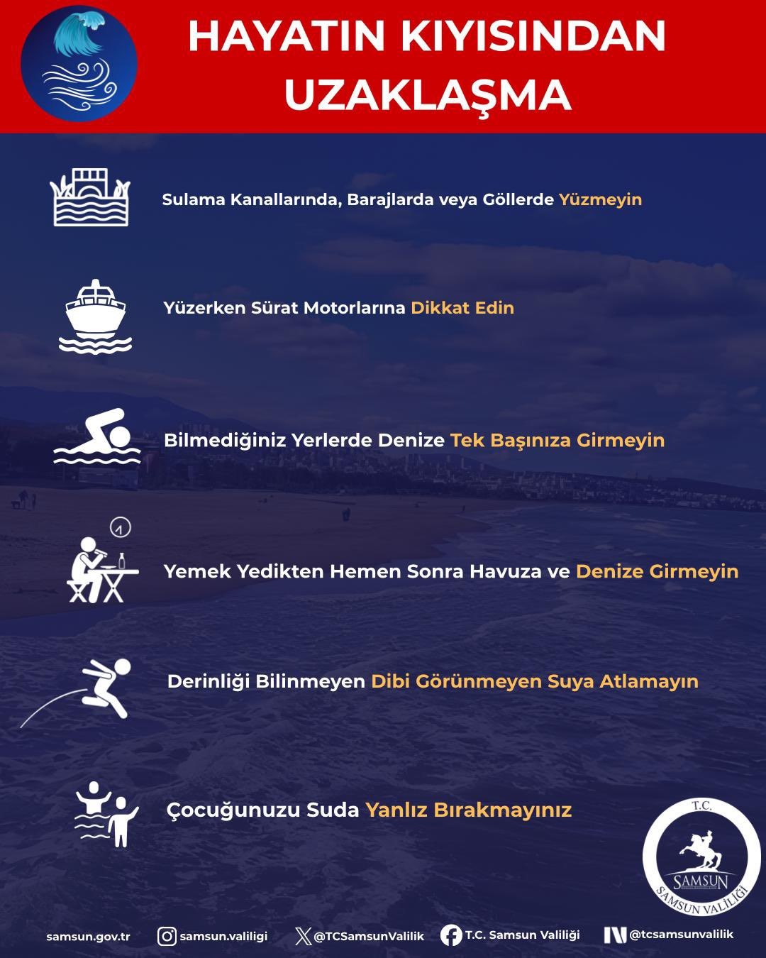 Karadeniz’de rip akıntısı uyarısı: "Hayatın kıyısından uzaklaşmayın"