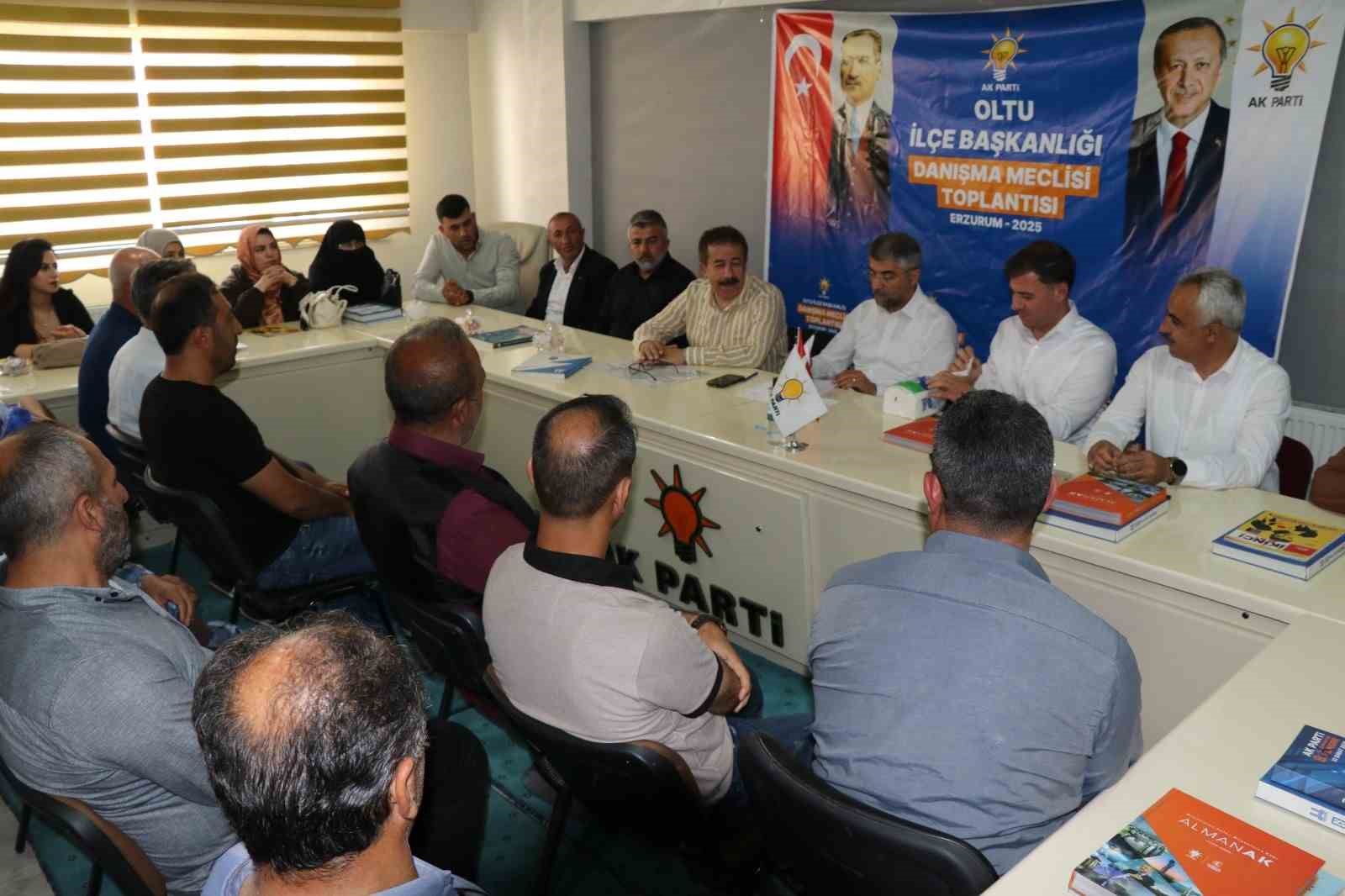 AK Parti Oltu’da 2026 danışma meclisi toplantısını gerçekleştirdi