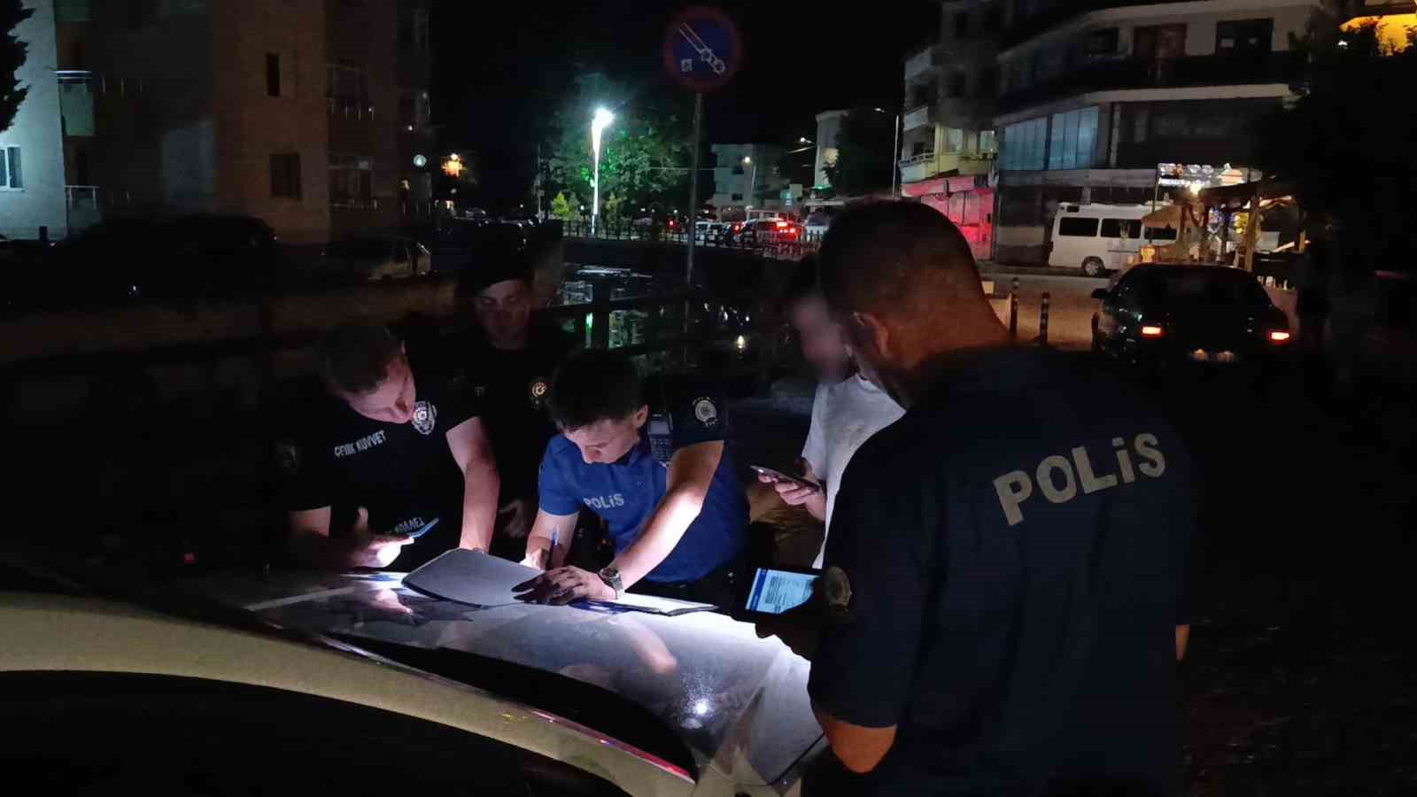 Drone havalandı, Tekirdağ polisi sahili abluka altına aldı