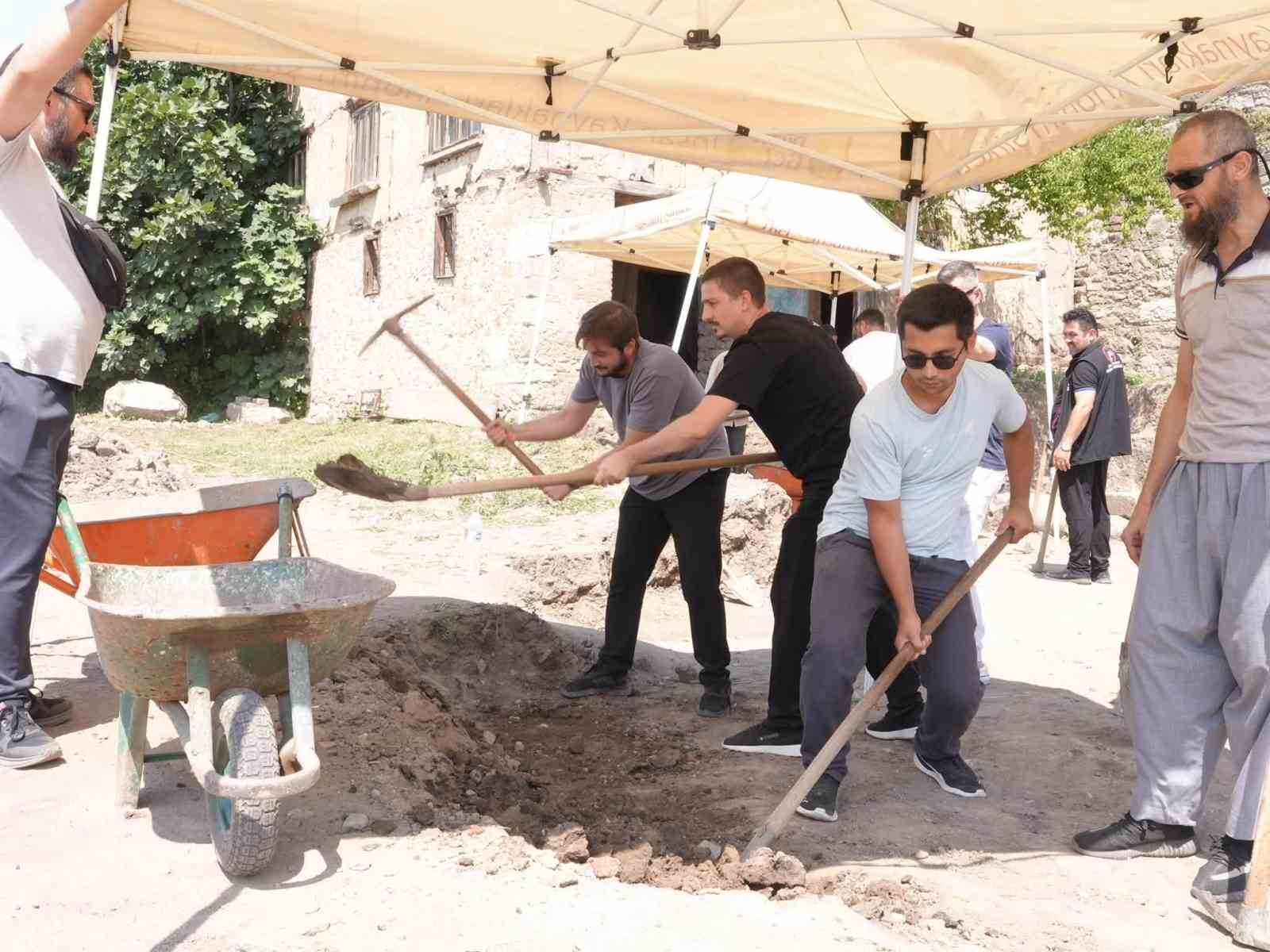 Konuralp ‘te restorasyon öncesi son hazırlıklar yapılıyor