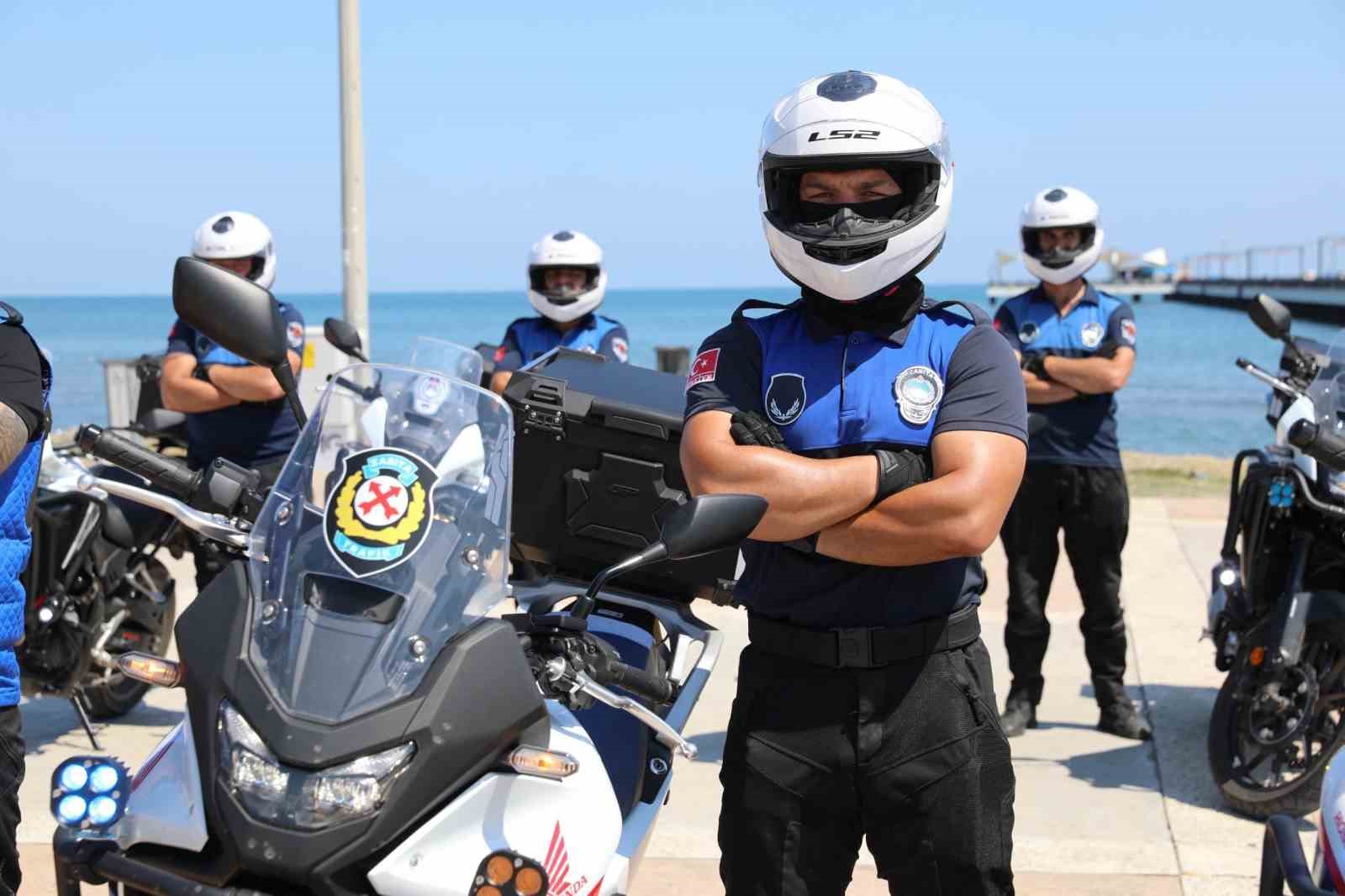 Samsun’da zabıtaya hızlı müdahale gücü: Motosikletli ekipler sahada