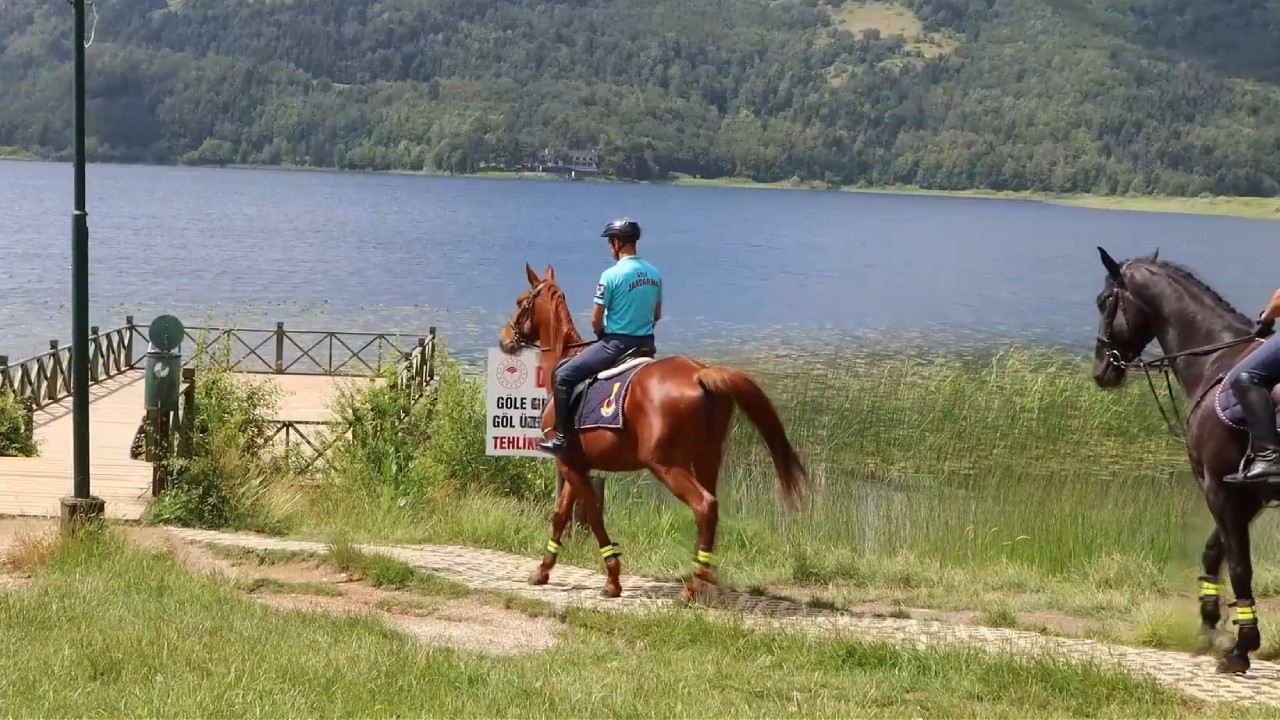 Bolu’da atlı jandarma timleri görev başında