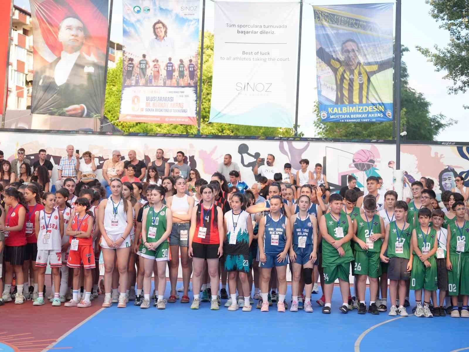Mustafa Berkay Akbaş Sokak Basketbolu Turnuvası: 15 ülkeden 304 sporcu katılıyor