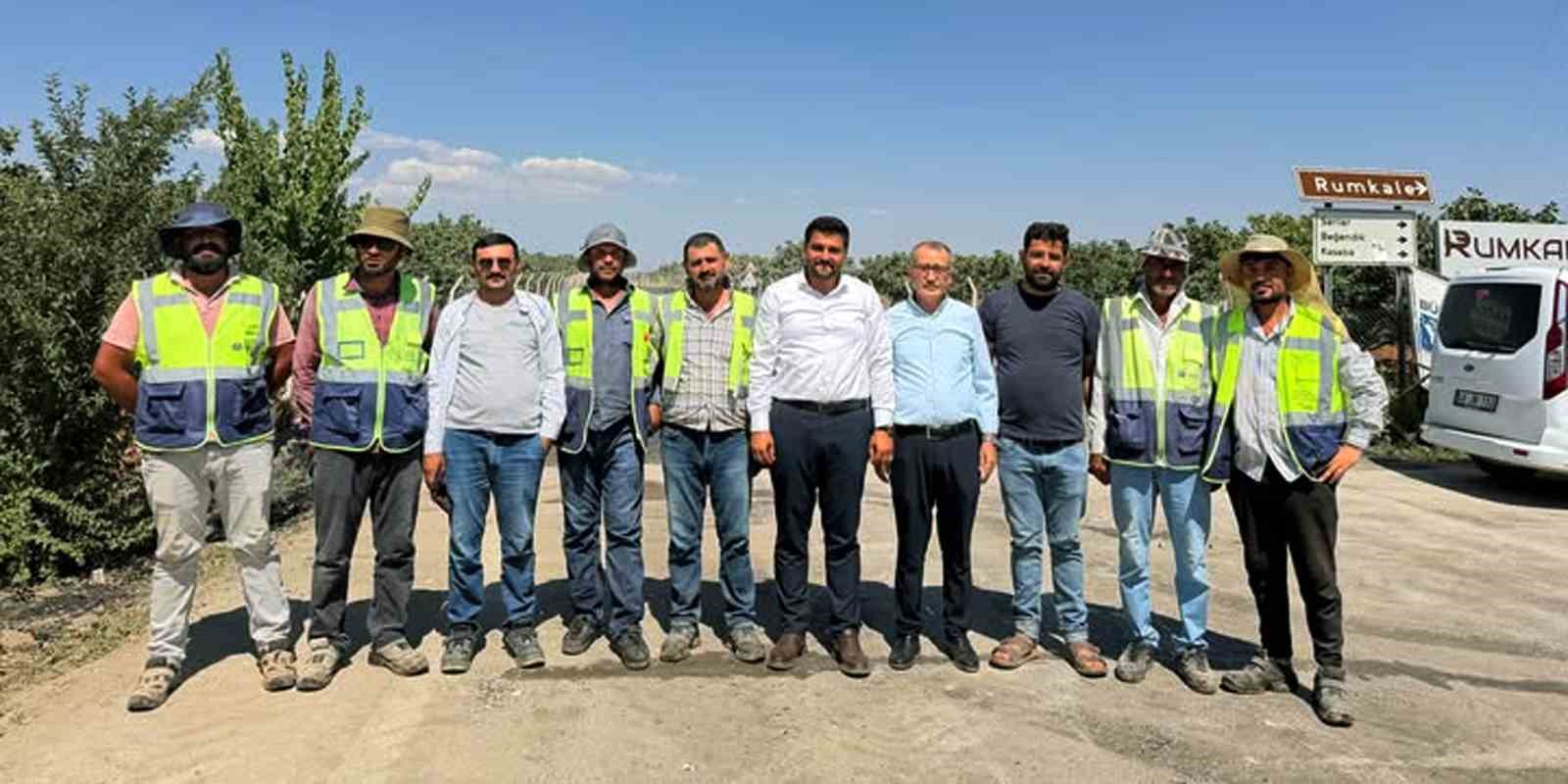 Başkan Şahin’e Araban’daki asfalt hizmeti için teşekkür