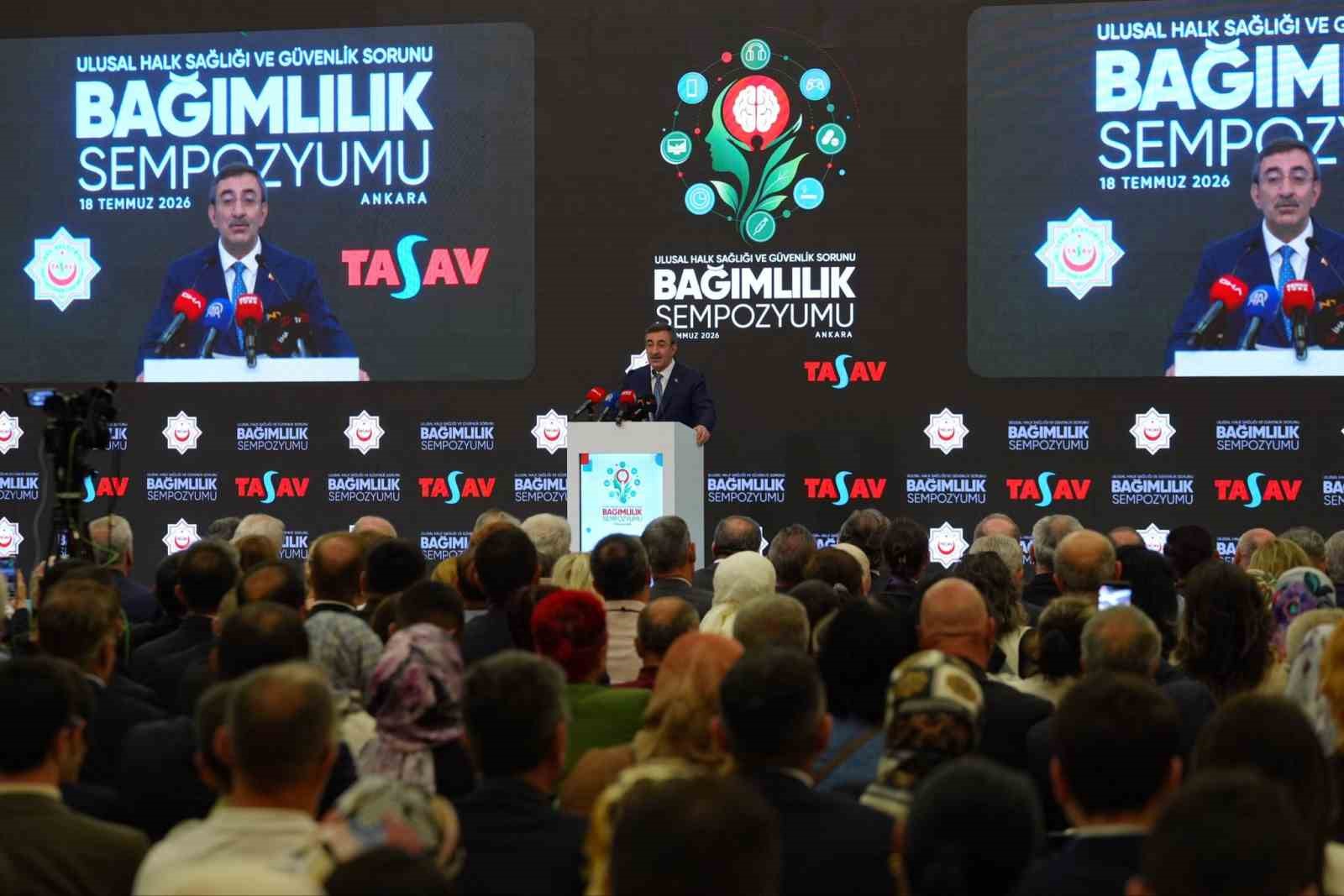 Cumhurbaşkanı Yardımcısı Yılmaz: "Bağımlılık iç güvenliğimizi de ilgilendiren bir mesele"
