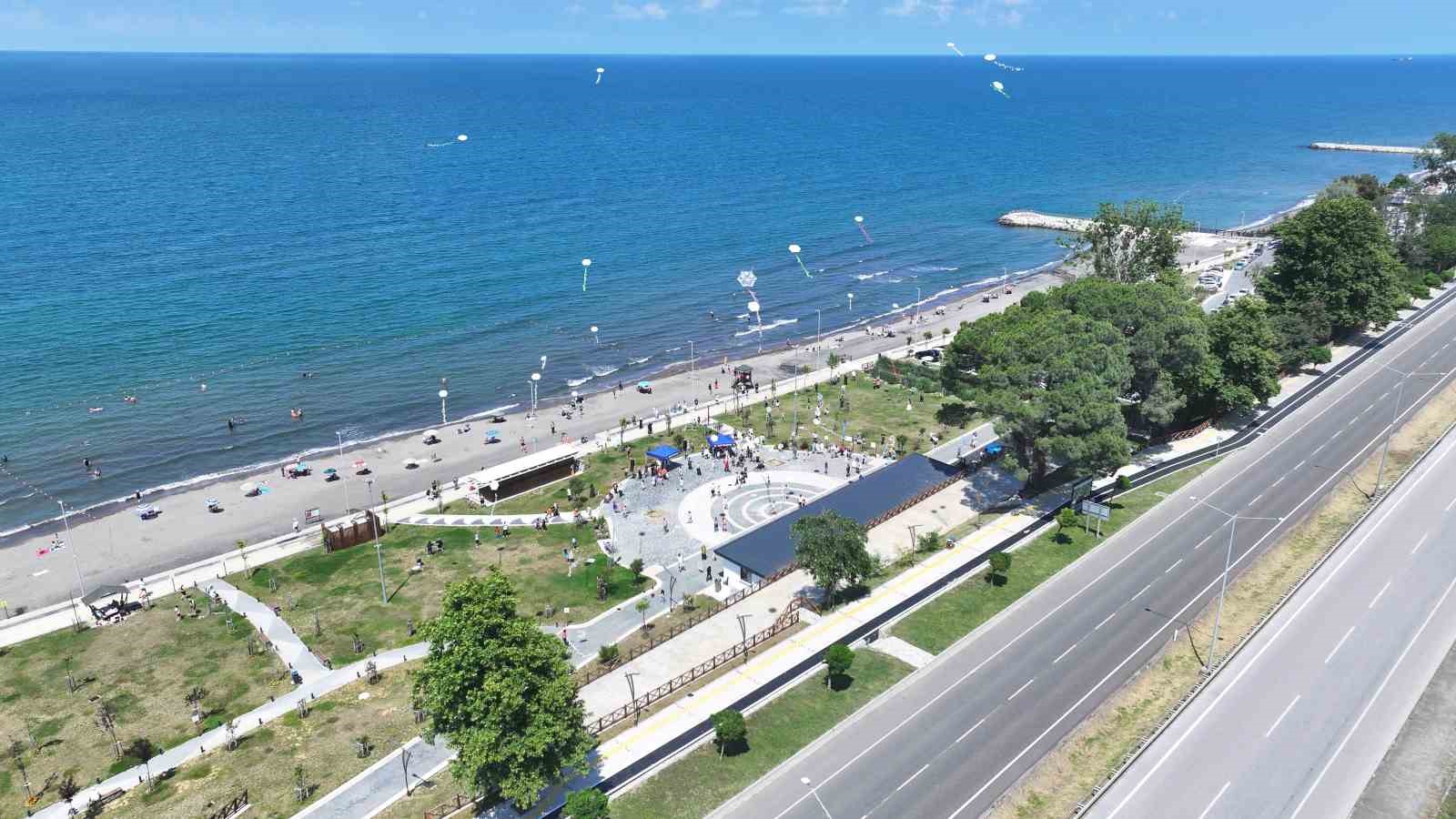 Ordu’da 120 uçurtma çocukların mutluluğuyla gökyüzünde buluştu