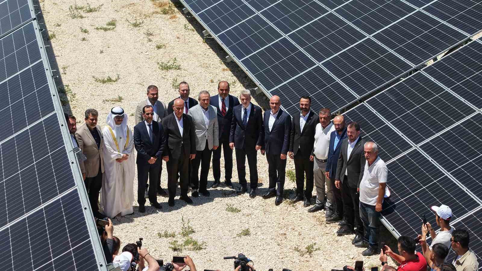 Kahramanmaraş Güneş Enerji Santrali hizmete açıldı