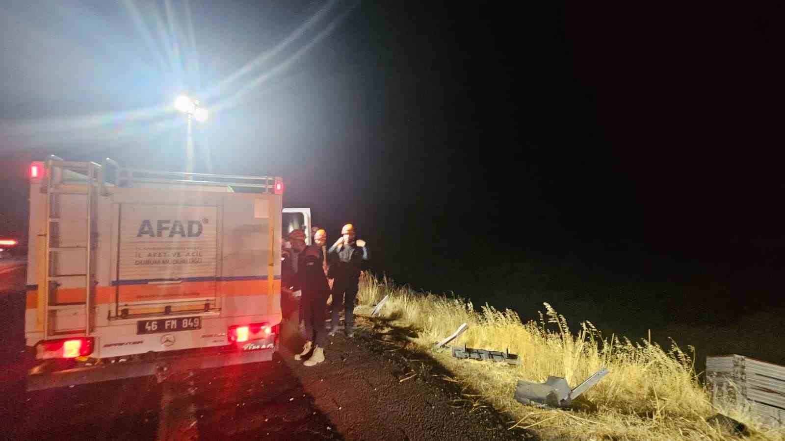 Kahramanmaraş’ta kamyon tıra arkadan çarptı: 1 yaralı