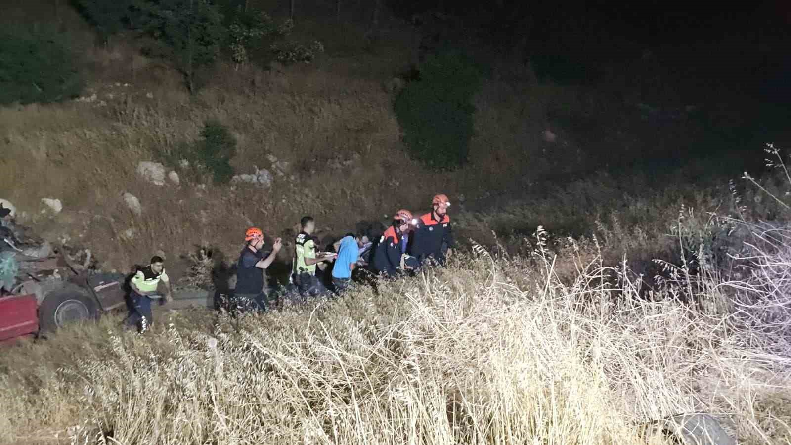 Kahramanmaraş’ta kamyon tıra arkadan çarptı: 1 yaralı