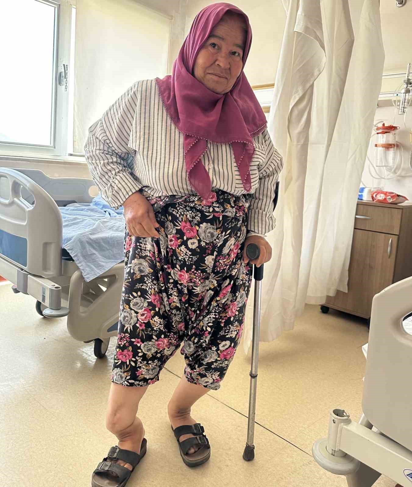 55 yıl sonra rahat yürümeye başladı