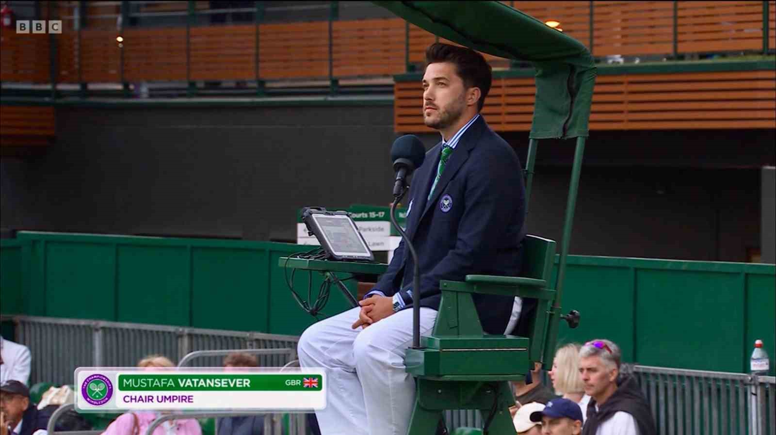Wimbledon’da bir Türk hakem