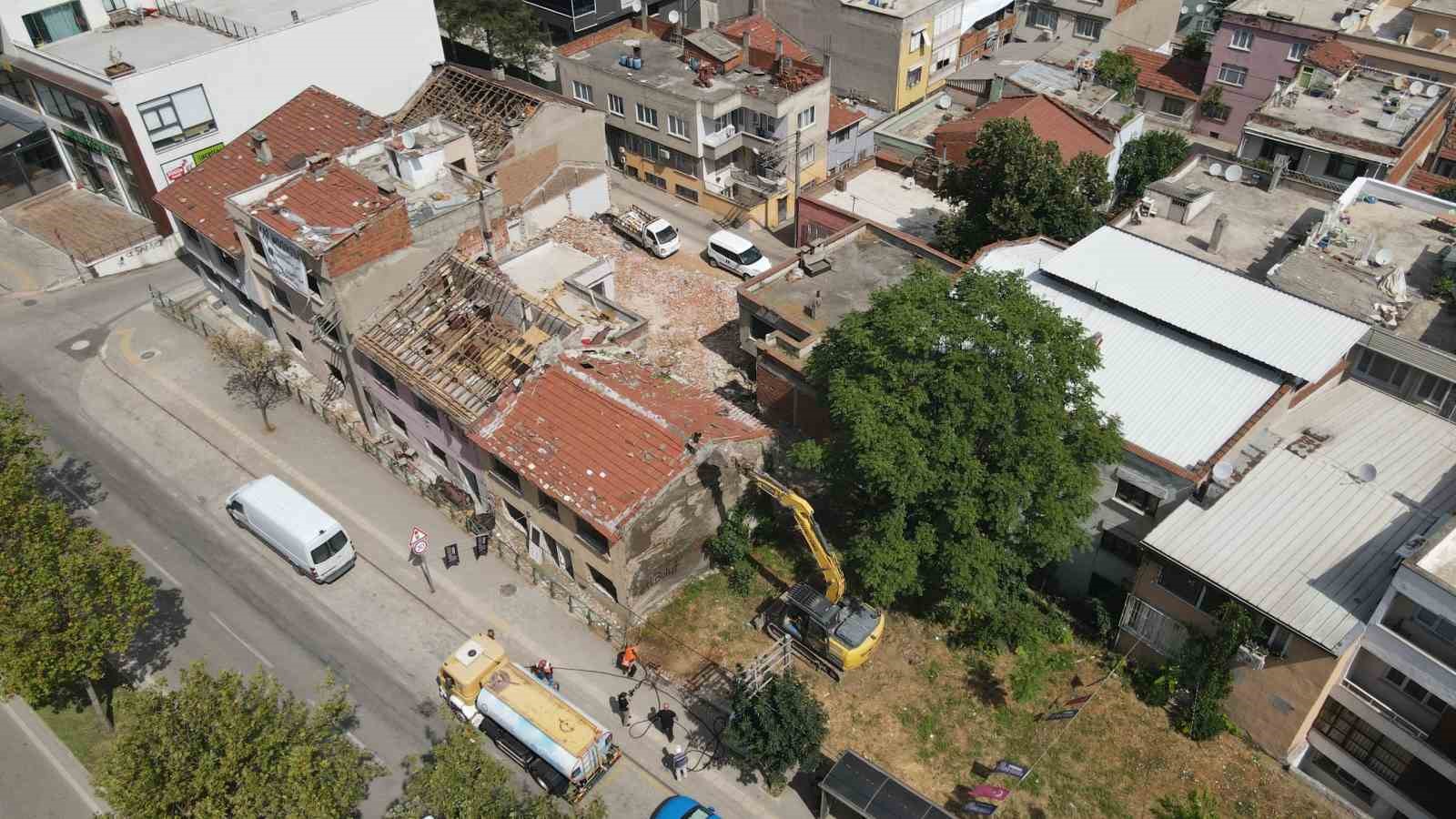 Sinandede’de dönüşümde ilk kepçe vuruldu