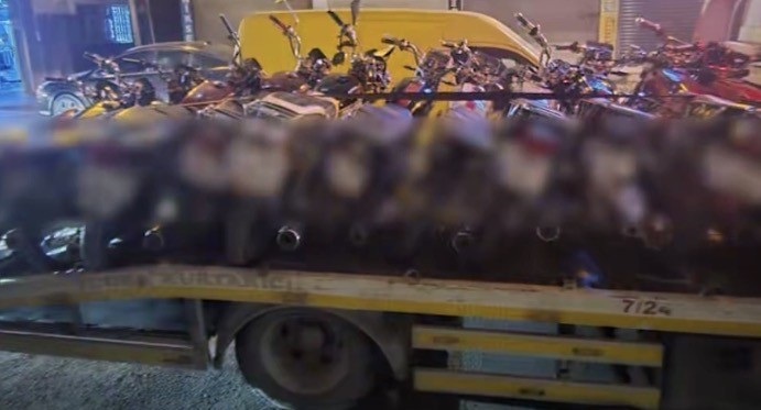 Gaziantep’te 168 motosiklet sürücüsüne 3 milyon TL ceza