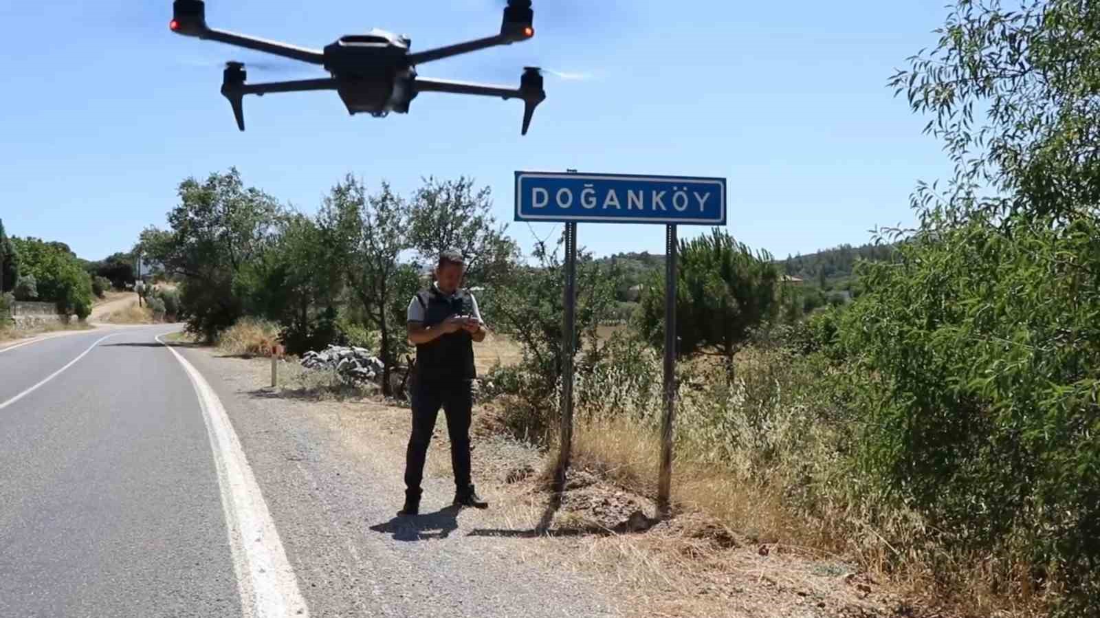Muğla’da ziraat yangınlarına dron destekli denetim