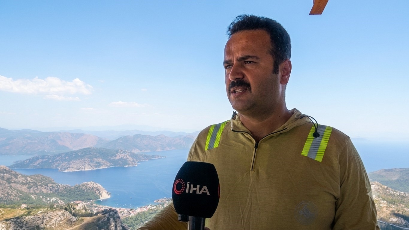 Marmaris’te ormanların görünmeyen kahramanları 7/24 nöbette