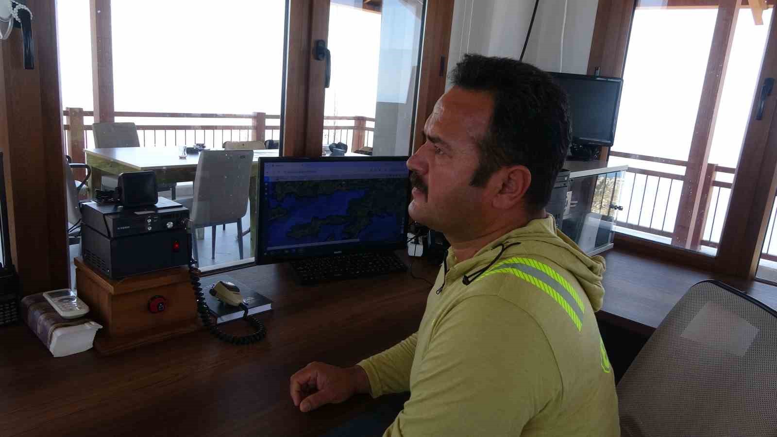 Marmaris’te ormanların görünmeyen kahramanları 7/24 nöbette