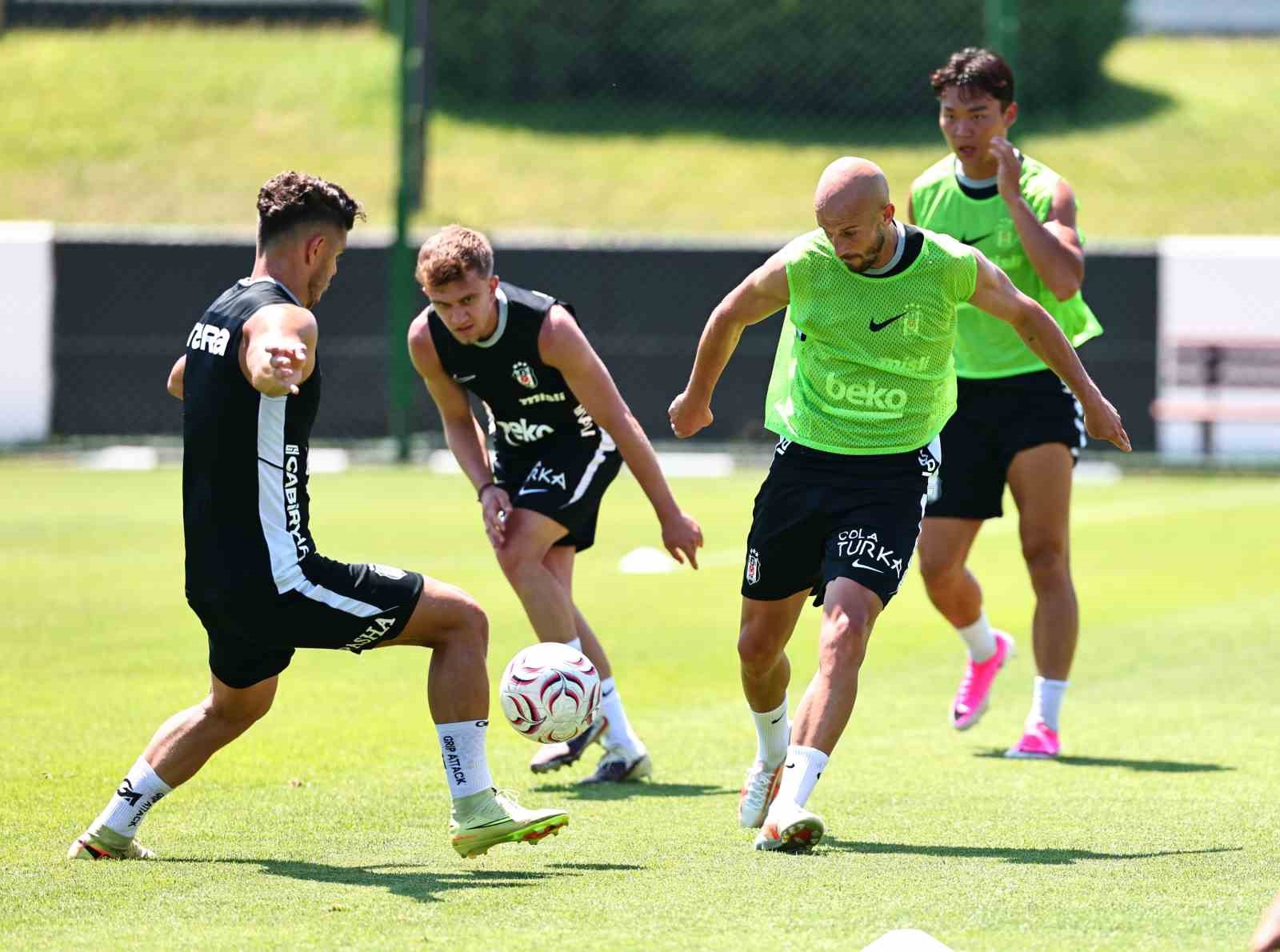 Beşiktaş, Midtjylland maçı hazırlıklarını sürdürdü