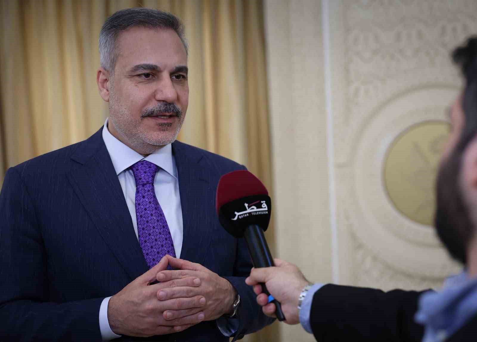 Bakan Fidan: "Dileğimiz, İran ve Amerika arasında bir anlaşmaya tekrar dönülmesi"