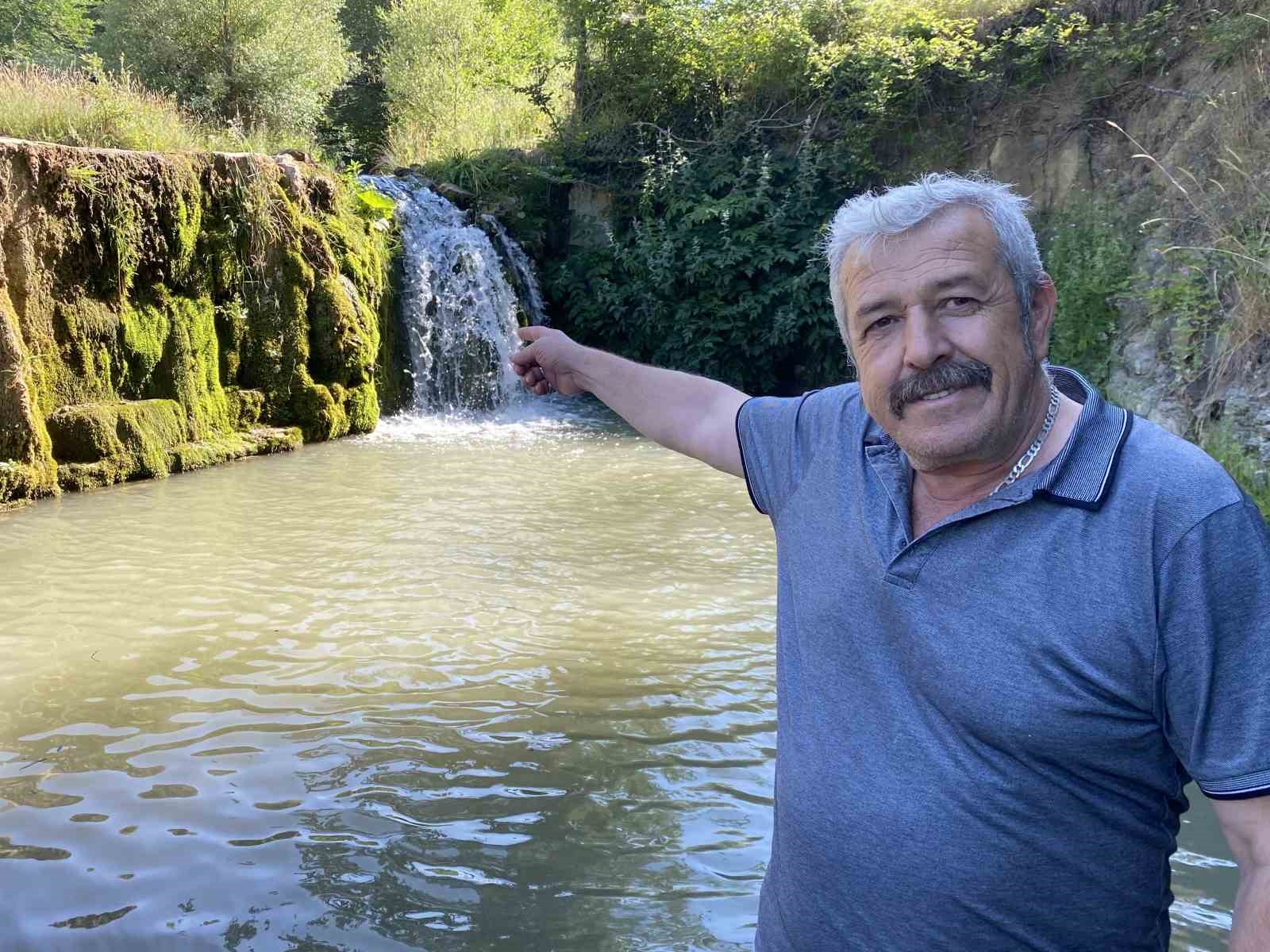Atayurt Şelalesi doğal güzelliğiyle dikkat çekiyor