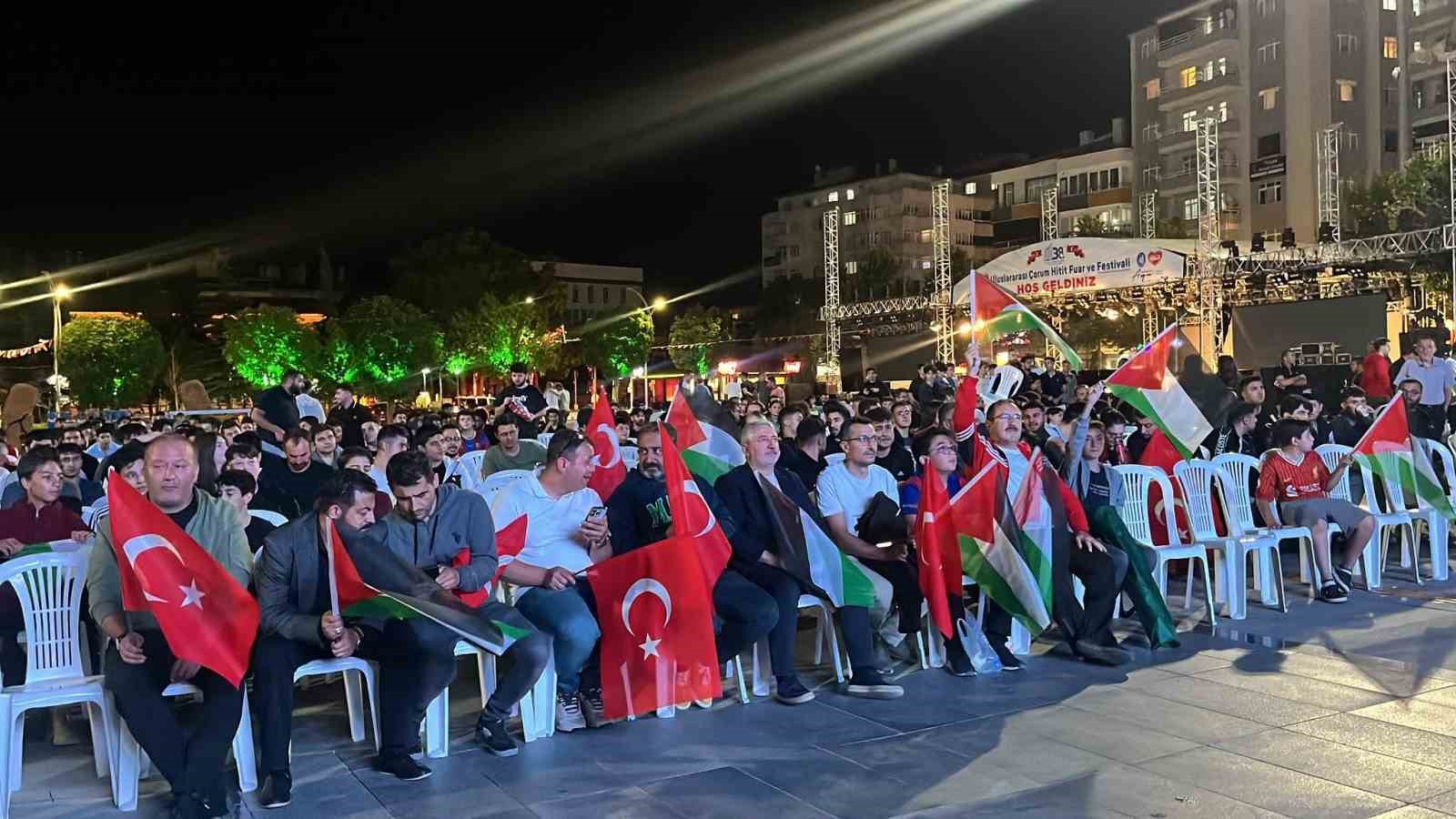 Çorum’da Dünya Kupası finali heyecanı