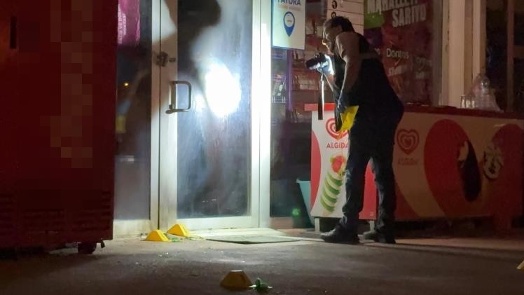 Kayseri’de markete molotoflu saldırı girişimi