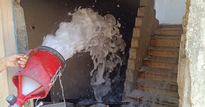 Kırıkhan’da odunluk yangını