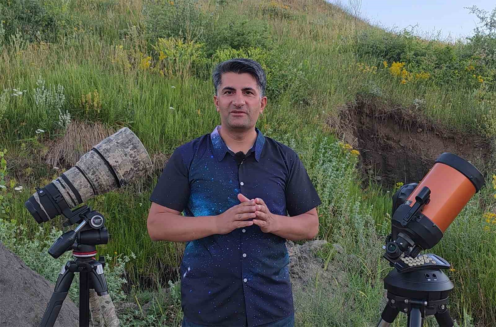 Derin uzayın iki devi Bitlis semalarında görüntülendi