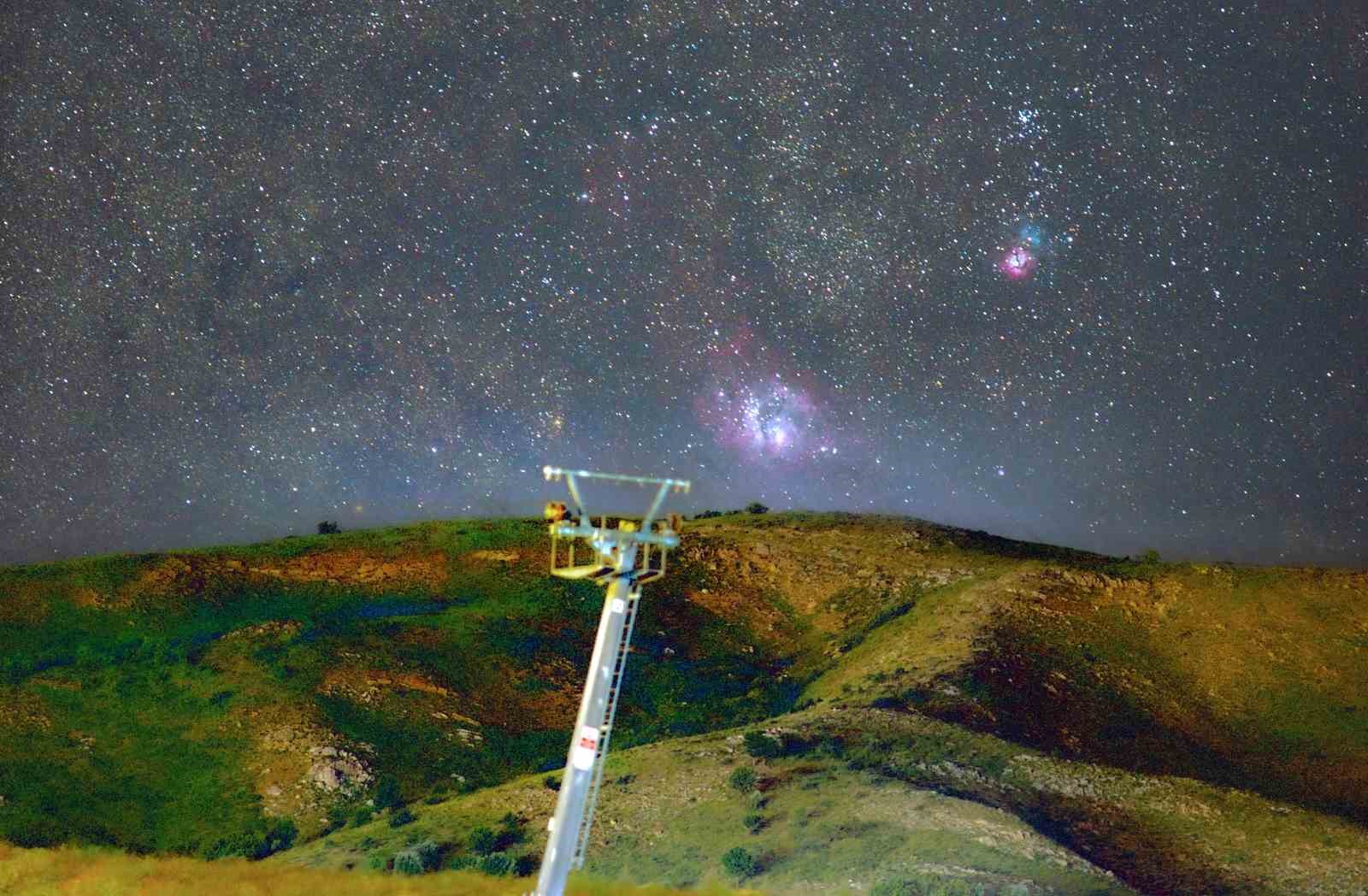 Derin uzayın iki devi Bitlis semalarında görüntülendi