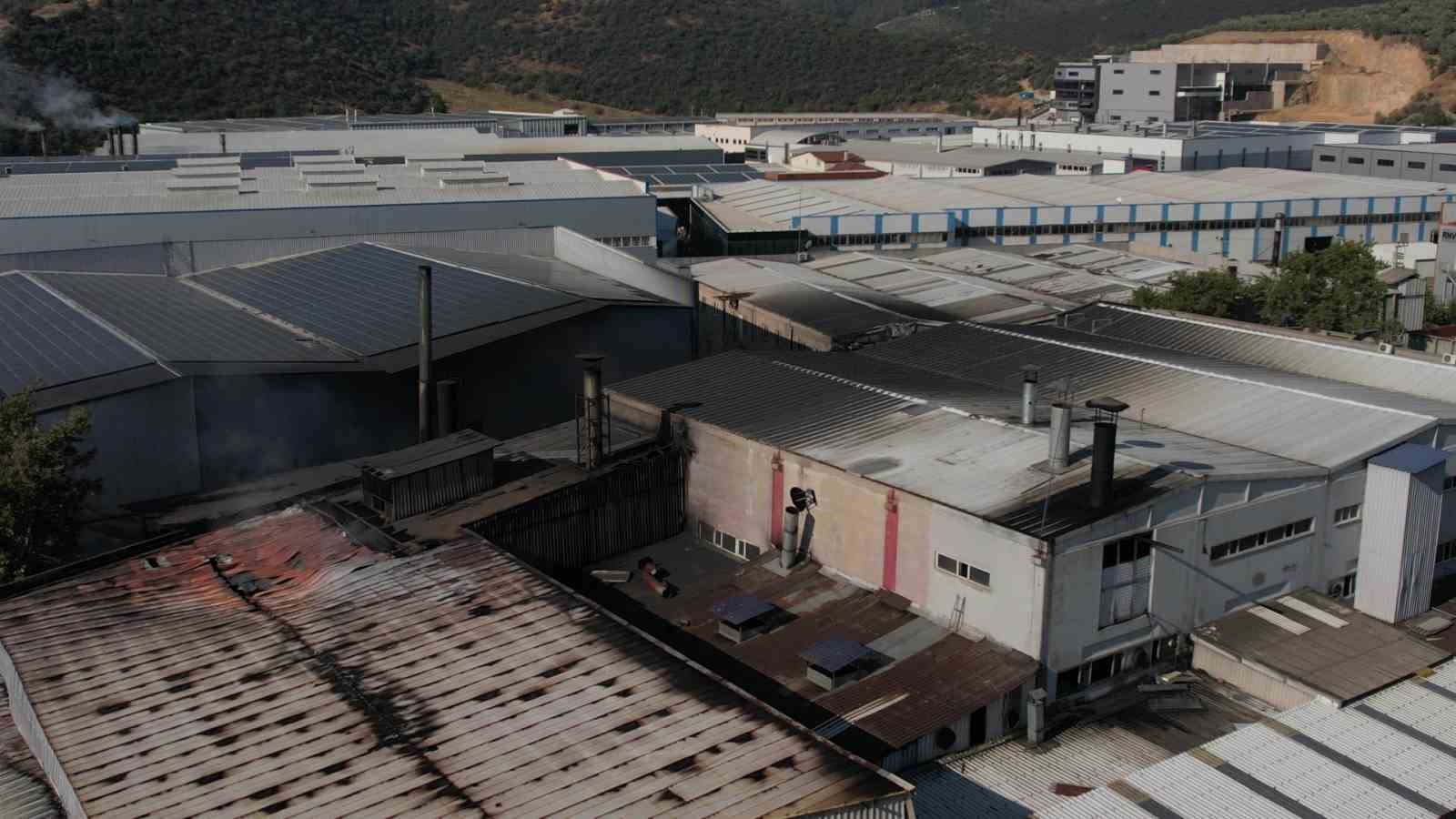 Bursa’da tekstil fabrikasında korkutan yangın