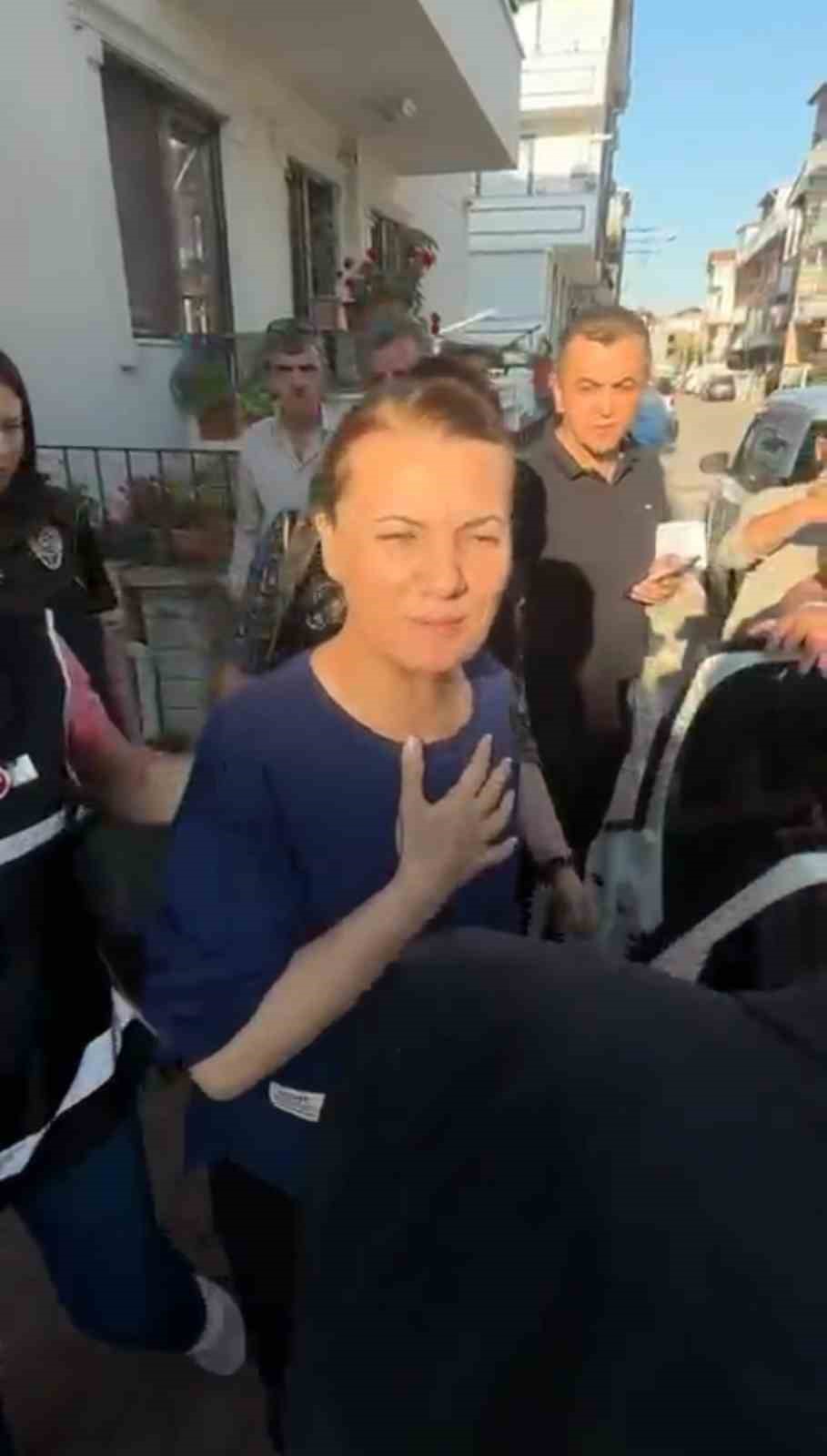 Başkan Fatma Kaplan Hürriyet’in, polis aracına bindiği anların görüntüsü ortaya çıktı
